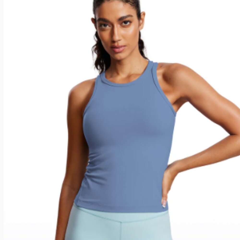 Butterluxe Waist Length Racerback Tank